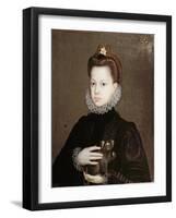 Infanta Isabella Clara Eugenia, Daughter of Philip II of Spain-Alonso Sanchez Coello-Framed Giclee Print