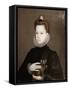 Infanta Isabella Clara Eugenia, Daughter of Philip II of Spain-Alonso Sanchez Coello-Framed Stretched Canvas