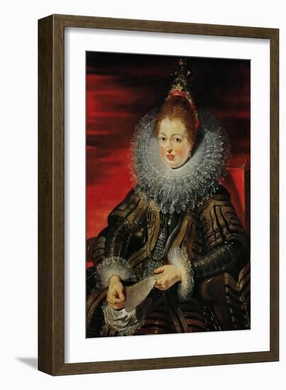 Infanta Isabella Clara Eugenia, Wife of Archduke Albrecht VII-Peter Paul Rubens-Framed Giclee Print