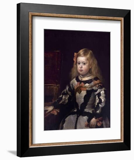 Infanta Margaret of Austria, Philip Iv's Daughter-Diego Velazquez-Framed Giclee Print