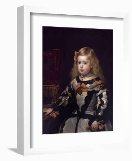 Infanta Margaret of Austria, Philip Iv's Daughter-Diego Velazquez-Framed Giclee Print