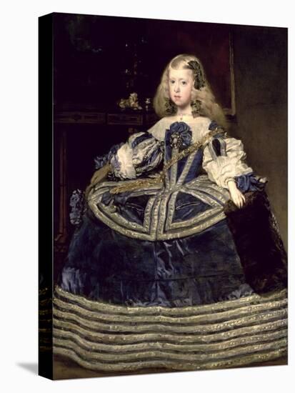 Infanta Margarita (1651-73) in Blue, 1659-Diego Velazquez-Stretched Canvas