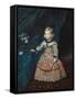 Infanta Margarita Teresa in a Pink Gown-Diego Velazquez-Framed Stretched Canvas