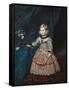 Infanta Margarita Teresa in a Pink Gown-Diego Velazquez-Framed Stretched Canvas