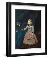 Infanta Margarita Teresa in a Pink Gown-Diego Velazquez-Framed Art Print