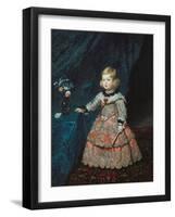 Infanta Margarita Teresa in a Pink Gown-Diego Velazquez-Framed Art Print