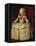 Infanta Margarita Teresa in White Garb-Diego Velazquez-Framed Stretched Canvas