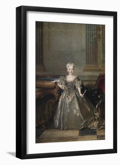 Infanta Mariana Victoria of Spain, 1724-Nicolas de Largillière-Framed Giclee Print