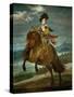 Infante Baltasar Carlos, Son of King Felipe IV and Queen Isabella, on Horseback-Diego Velazquez-Stretched Canvas