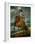 Infante Baltasar Carlos, Son of King Felipe IV and Queen Isabella, on Horseback-Diego Velazquez-Framed Giclee Print