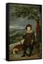 Infante Balthasar Carlos in Hunting Dress, 1635-36-Diego Velazquez-Framed Stretched Canvas