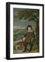 'Infante Don Baltasar Carlos', (Prince Balthasar Charles as a Hunter), 1635-1636, (c1934)-Diego Velasquez-Framed Giclee Print