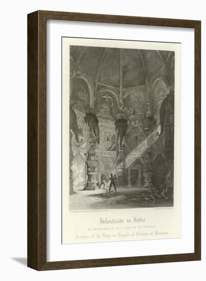 Infanticide in India-Thomas Colman Dibdin-Framed Giclee Print