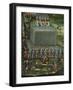 Infantry and Artillery Formation-null-Framed Giclee Print