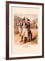 Infantry and Artillery-H.a. Ogden-Framed Art Print