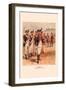 Infantry and Musicians-H.a. Ogden-Framed Art Print