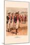 Infantry and Musicians-H.a. Ogden-Mounted Art Print