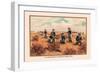 Infantry Attacked by Indians, 1876-Arthur Wagner-Framed Art Print