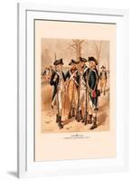 Infantry, Continental Army-H.a. Ogden-Framed Art Print