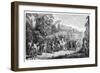 Infantry Marching-Jean-Antoine Watteau-Framed Giclee Print