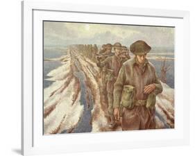 Infantry Near Nijmegen, C.1940-Alex Colville-Framed Giclee Print