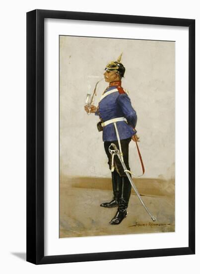 Infantry Officer, Full Dress-Frederic Sackrider Remington-Framed Giclee Print