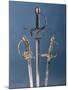 Infantry Officer's Sword, 1796, Swept-Hilt Rapier, c.1600, Prussian Officer's Sword, 1878-null-Mounted Giclee Print