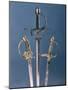 Infantry Officer's Sword, 1796, Swept-Hilt Rapier, c.1600, Prussian Officer's Sword, 1878-null-Mounted Giclee Print