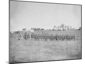 Infantry on Parade During American Civil War-Stocktrek Images-Mounted Photographic Print