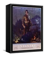 Infantry Recruitment Poster-Jes Schlaikjer-Framed Stretched Canvas