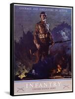 Infantry Recruitment Poster-Jes Schlaikjer-Framed Stretched Canvas