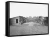 Infantry Winter Quarters During the American Civil War-Stocktrek Images-Framed Stretched Canvas