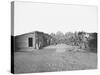 Infantry Winter Quarters During the American Civil War-Stocktrek Images-Stretched Canvas