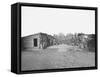 Infantry Winter Quarters During the American Civil War-Stocktrek Images-Framed Stretched Canvas