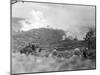 Infantrymen Lying on Ground at Lookout-Sam Goldstein-Mounted Photographic Print