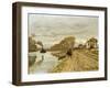 Infantrymen of the Flanant Guard on the Water-Claude Monet-Framed Giclee Print