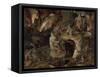 Inferno Landscape-Hieronymus Bosch-Framed Stretched Canvas