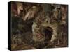 Inferno Landscape-Hieronymus Bosch-Stretched Canvas