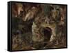 Inferno Landscape-Hieronymus Bosch-Framed Stretched Canvas