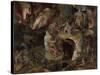Inferno Landscape-Hieronymus Bosch-Stretched Canvas