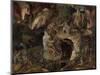 Inferno Landscape-Hieronymus Bosch-Mounted Giclee Print