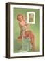 Infinitely Self-Referential Pin-Up-null-Framed Art Print