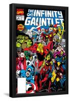 Infinity Gauntlet No.3 Cover: Adam Warlock-George Perez-Framed Poster