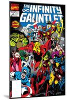 Infinity Gauntlet No.3 Cover: Adam Warlock-George Perez-Mounted Poster