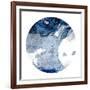 Infinity Indigo 1 Circle-Marcus Prime-Framed Art Print