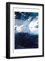 Infinity Indigo 1-Marcus Prime-Framed Art Print