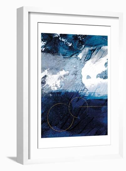 Infinity Indigo 1-Marcus Prime-Framed Art Print