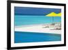 Infinity Pool and Lounge Chairs, Maldives, Indian Ocean, Asia-Sakis Papadopoulos-Framed Photographic Print