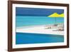 Infinity Pool and Lounge Chairs, Maldives, Indian Ocean, Asia-Sakis Papadopoulos-Framed Photographic Print