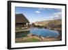 Infinity Pool and View from Borana Luxury Safari Lodge, Laikipia, Kenya, East Africa, Africa-Ann & Steve Toon-Framed Photographic Print